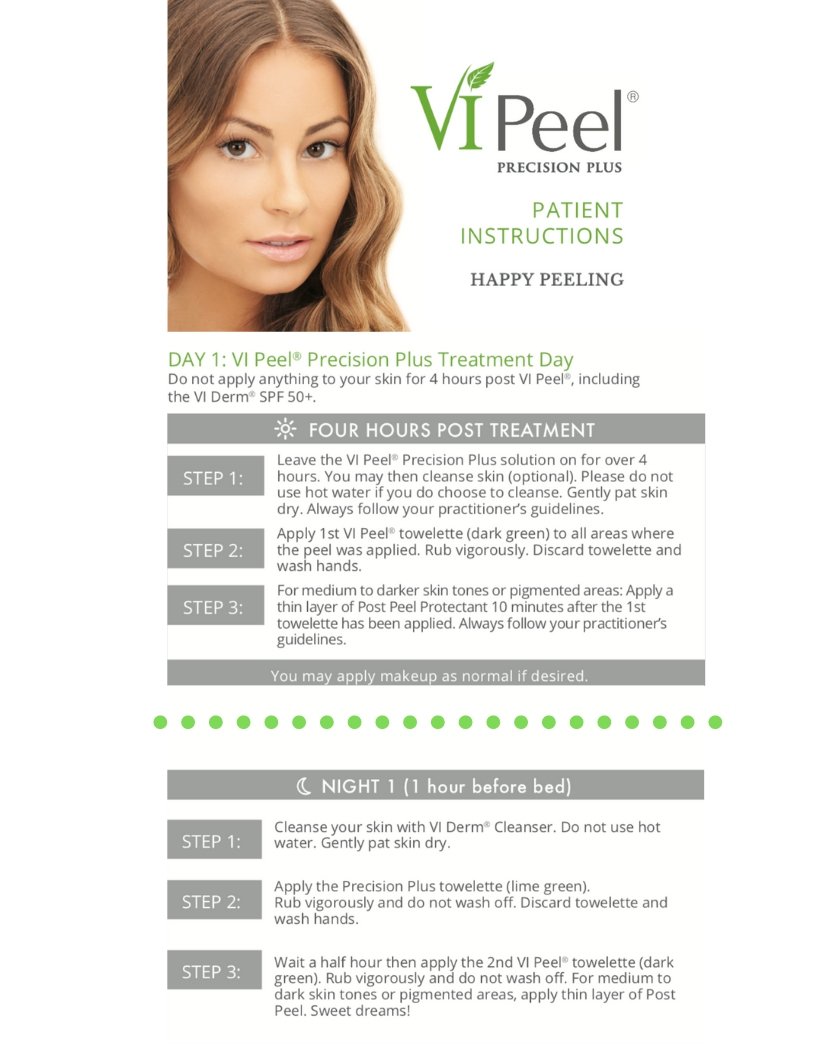 Vi Peel Post Treatment Instructions Nuance Facial Plastics 8588
